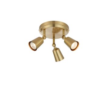 Markslöjd loftlampe Tiny messing 3 spots GU10