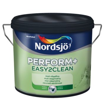Nordsjö Perform+ Easy2Clean vægmaling mat hvid base 10 L