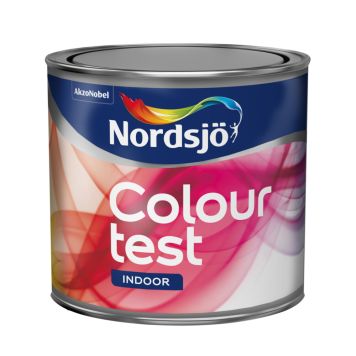 Nordsjö Colour Test farveprøve indendørs hvid base 0,5 L