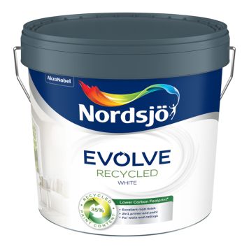 Nordsjö Evolve Recycled vægmaling helmat hvid base 5 L