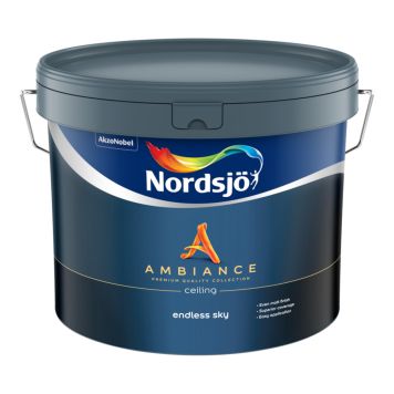 Nordsjö No Ambiance Endless Sky loftmaling hvid base - flere størrelser