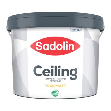 Sadolin loftmaling hvid helmat - flere str.