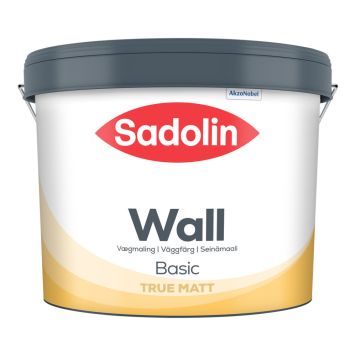 Sadolin vægmaling Basic helmat hvid 9 L