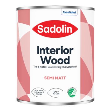 Sadolin træ- og metalmaling halvmat klar base 0,69 L