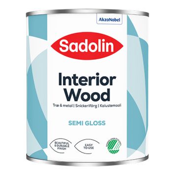 Sadolin træ- og metalmaling halvblank klar base 0,69 L