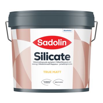 Sadolin silikatmaling mat hvid 5 L