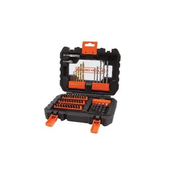 Black & Decker tilbehørssæt 50 dele Easy Grip Case