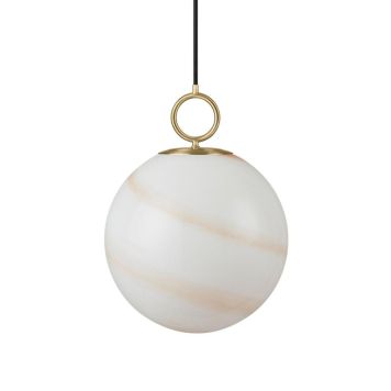 Halo Design Stockholm pendel Ø30 marmor brun