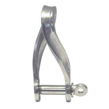 Marinetech sjækkel flad snoet rustfri stål 5mm