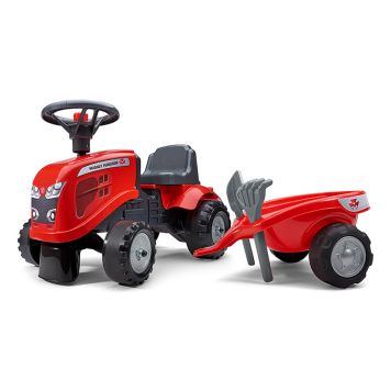 Falk traktor m/trailer Baby Massey Ferguson 