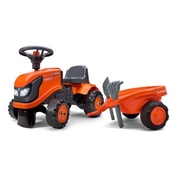 Falk traktor m/trailer Baby Kubota 