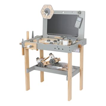 Nordic Play værktøjsbænk træ inkl. tilbehør 77x55x34 cm