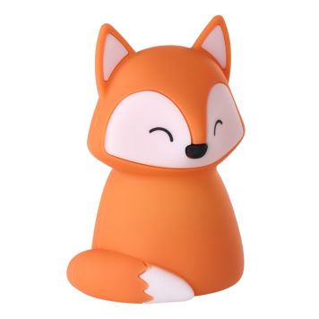 Eglo Castellino LED-børnelampe ræv RGB/varm hvid USB-C H15 cm