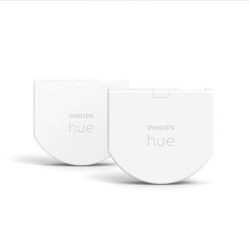 Philips Hue indbygningsrelæ til vægkontakt IP20 inkl. batteri 2-pak