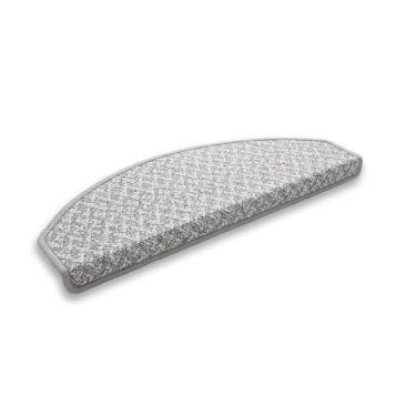 Astra trappemåtte Riga 28x65cm lys grå