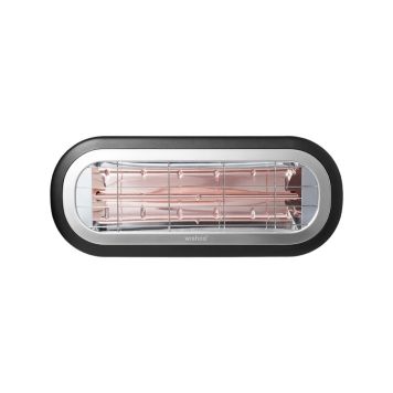 Wishco terrassevarmer Mini sort 1500 W