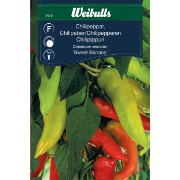 Weibulls grøntsagsfrø chilipeber Sweet Banana 