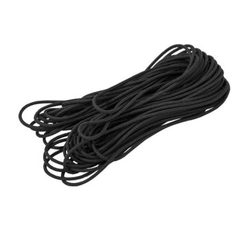 Plus tørresnor sort gummi 20 m Ø4 mm