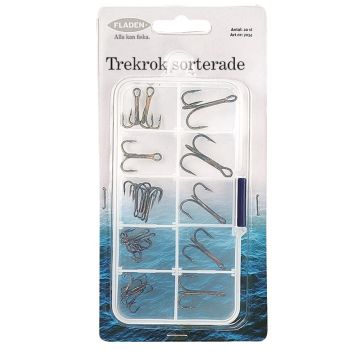 Fladen Fishing trekrogssortiment 20 stk