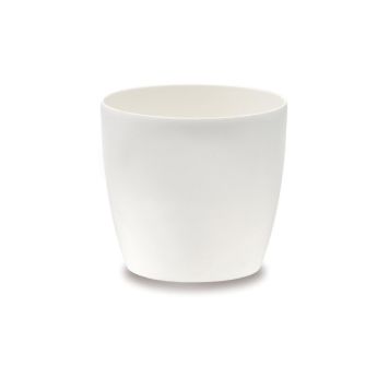 Elho urtepotte Brussels Diamond Round hvid Ø14 cm