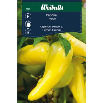 Weibulls grøntsagsfrø paprika Lemon Dream 