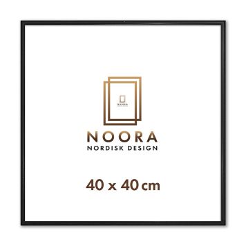 Noora ramme alu 40x40cm sort