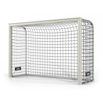 Salta Champion fodboldmål stål sølv 180x120 cm inkl. net