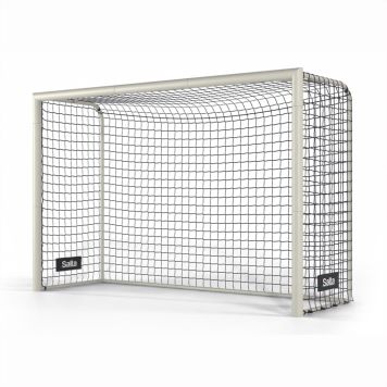 Salta Champion fodboldmål stål sølv 240x160 cm inkl. net