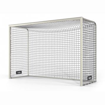 Salta Champion fodboldmål stål sølv 300x200 cm inkl. net