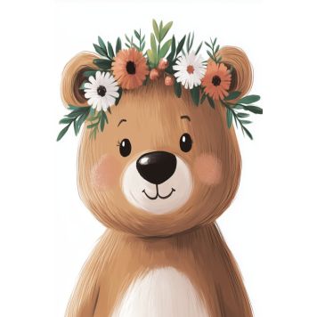 InEx World of Art akustik bjørn brun 20x800x1220 mm