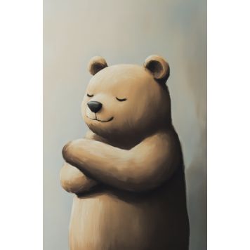 InEx World of Art akustik bjørn lukkede øjne 20x800x1220 mm