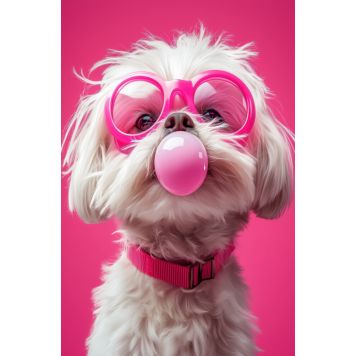 InEx World of Art akustik hund pink - flere størrelser