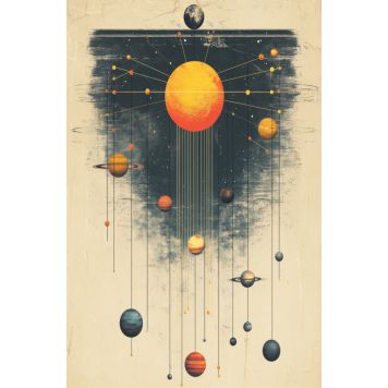 InEx World of Art akustik planet lys - flere størrelser