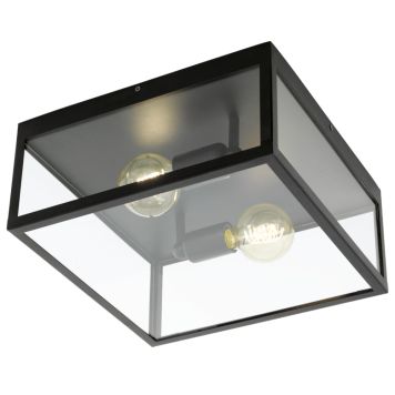 Eglo loftlampe Charterhouse sort 2x60 W