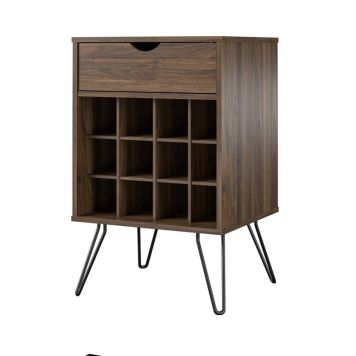 Notio Living Harmony vinreol m. skuffer brun