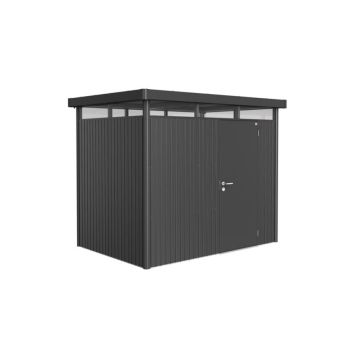 Redskabsrum HighLine str. H2 grå med dør 4,33 m² - Biohort