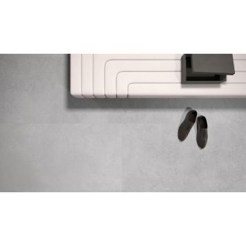 Gulv-/vægflise Koncept argent mat 120x120 cm 1,44²