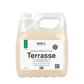 SiOO:X træbeskyttelse til terrasse 3 L