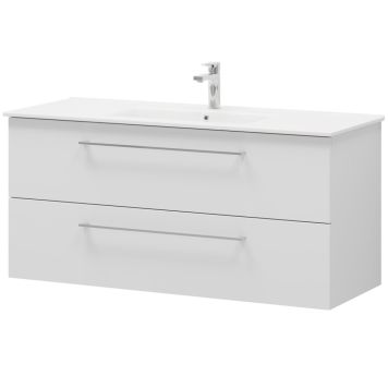 Camargue badmøbelsæt Freja blank hvid 120 cm