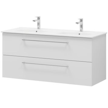 Camargue badmøbelsæt Freja blank hvid D 120 cm