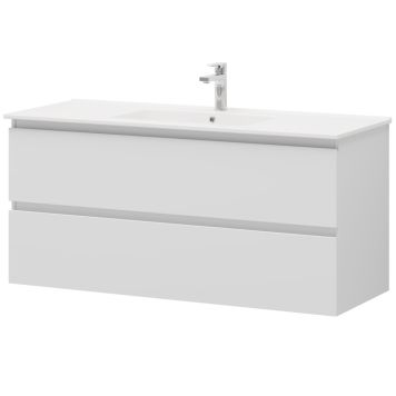 Camargue badmøbelsæt Leva mat hvid 120 cm
