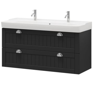 Camargue badmøbelsæt Meja sort DT 120 cm