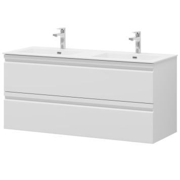 Camargue badmøbelsæt Annika blank hvid D 120 cm