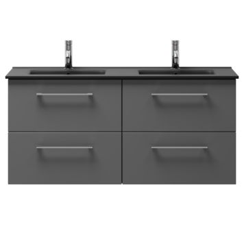 Camargue badmøbelsæt Oscar antracit 2x60 cm