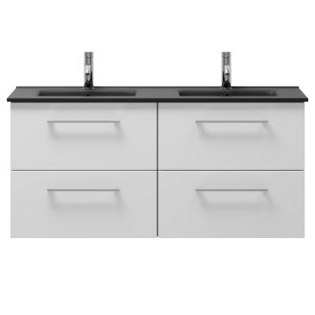 Camargue badmøbelsæt Oscar mat hvid 2x60 cm 