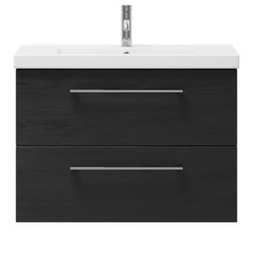 Camargue badmøbelsæt Malte sort træ 80 cm 