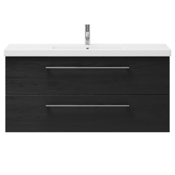 Camargue badmøbelsæt Malte sort træ 120 cm 