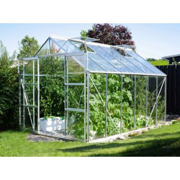 Vitavia drivhus Uranus 9,9 m² alu 3 mm hærdet glas   