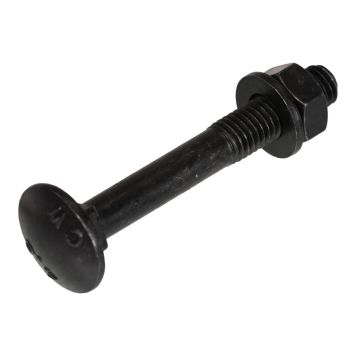 Bolt m8x80 inkl møtrik+skive 25stk 