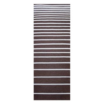 Esschert Design Cayman udendørs tæppe brun 68,5x195,5 cm